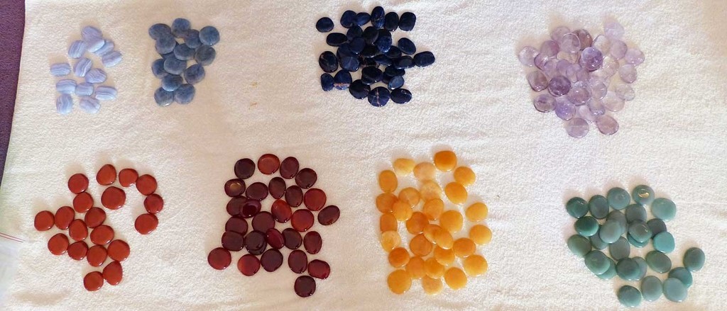 Les pierres pour un exercice