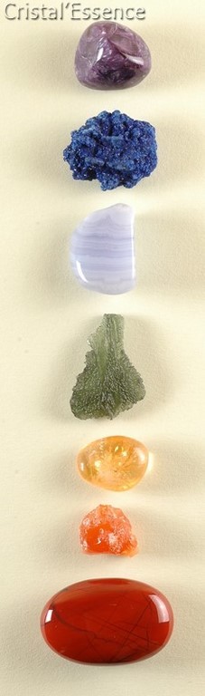 Exercice sur les chakras avec les pierres
